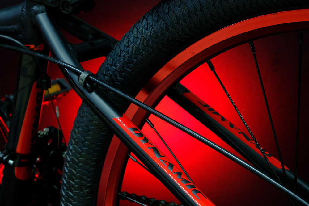 Lorak Dynamic 24 18sp Матовый Чёрный/Красный